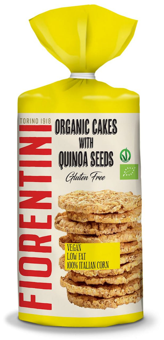 Wafle kukurydziane z quinoa bezglutenowe BIO 120 g - Fiorentini