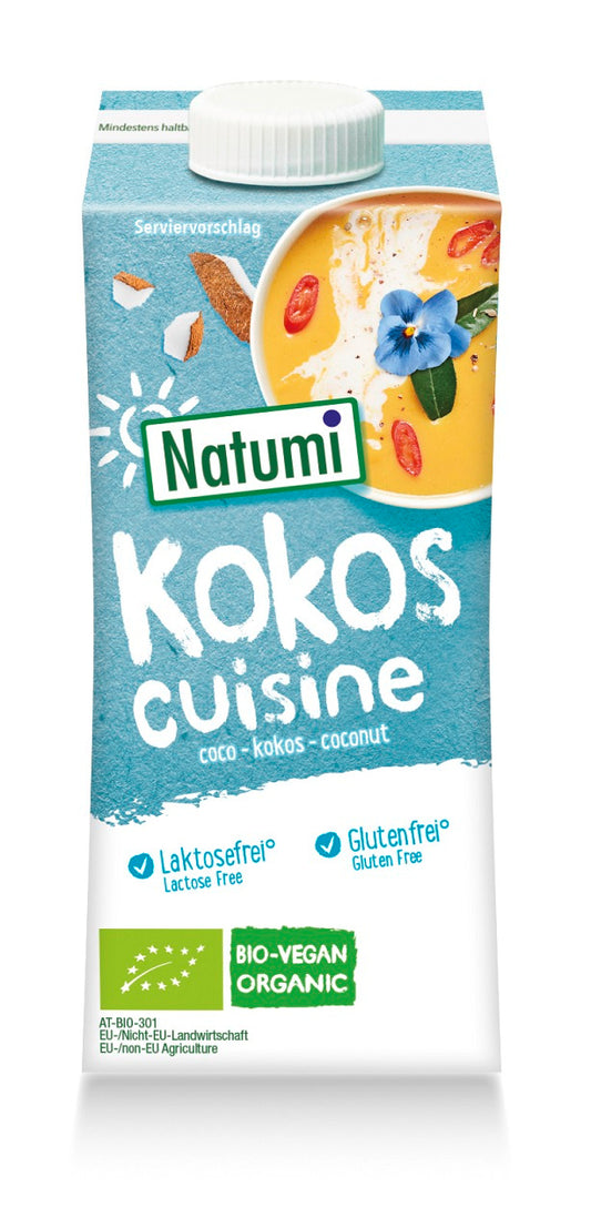 Zagęszczony produkt kokosowy do gotowania i pieczenia bezglutenowy bio 200 ml