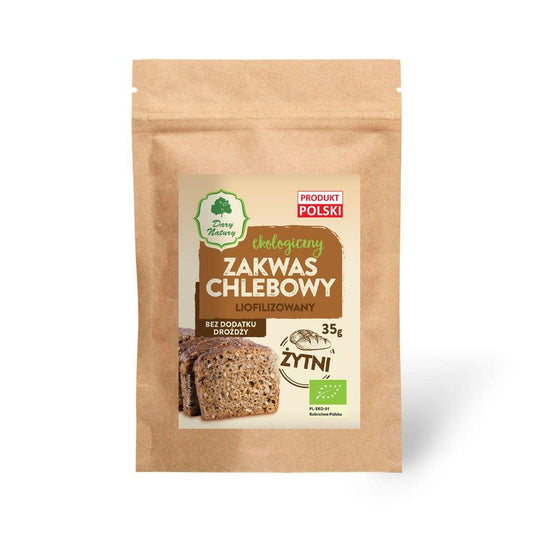Zakwas chlebowy żytni liofilizowany bio 35 g - Dary Natury