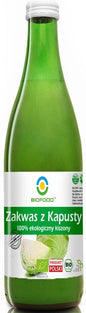 Zakwas z kapusty kiszonej bezglutenowy bio 500 ml Bio Food