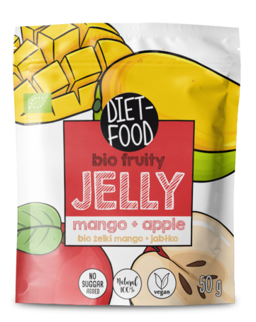 Żelki mango, jabłko BIO 50g
